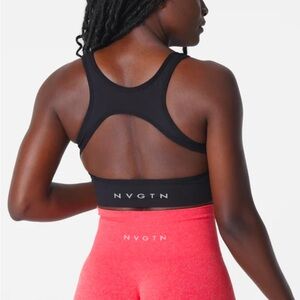 NVGTN Black Eclipse Seamless Bra. Size M /Medium. NWOT